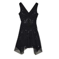Oasis Vintage 90s Black Sleeveless Dress Uk Women's Size 8 W26