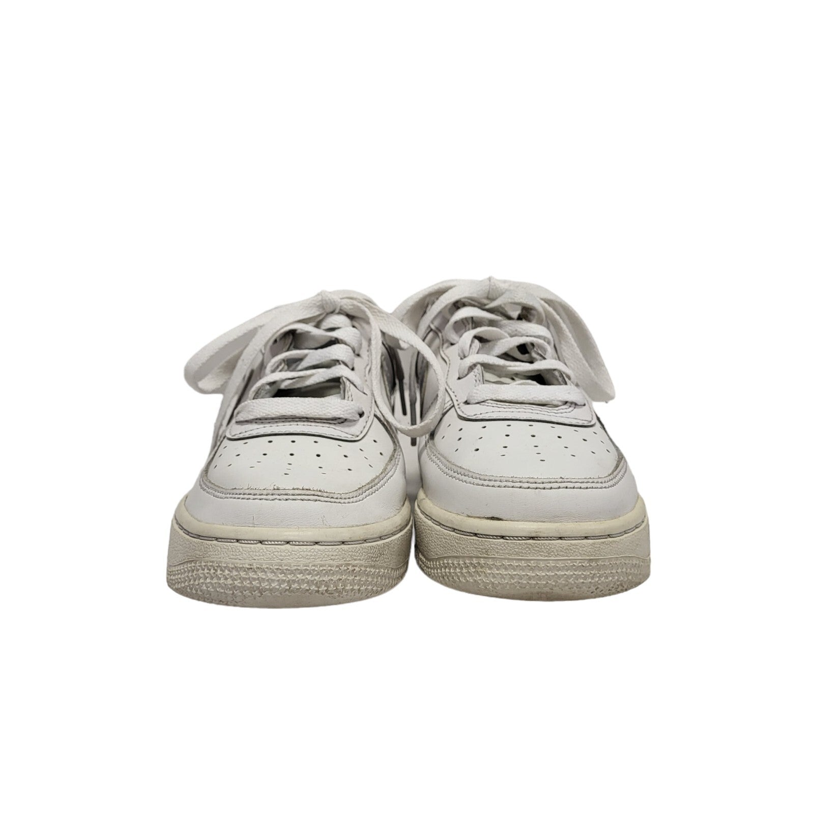 Nike Air Force 1 White Lace-up Trainers Uk Boy's Size 3