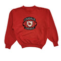 Louisville Cardinals 90's Red Long Sleeve Sweatshirt Womens UK Size M