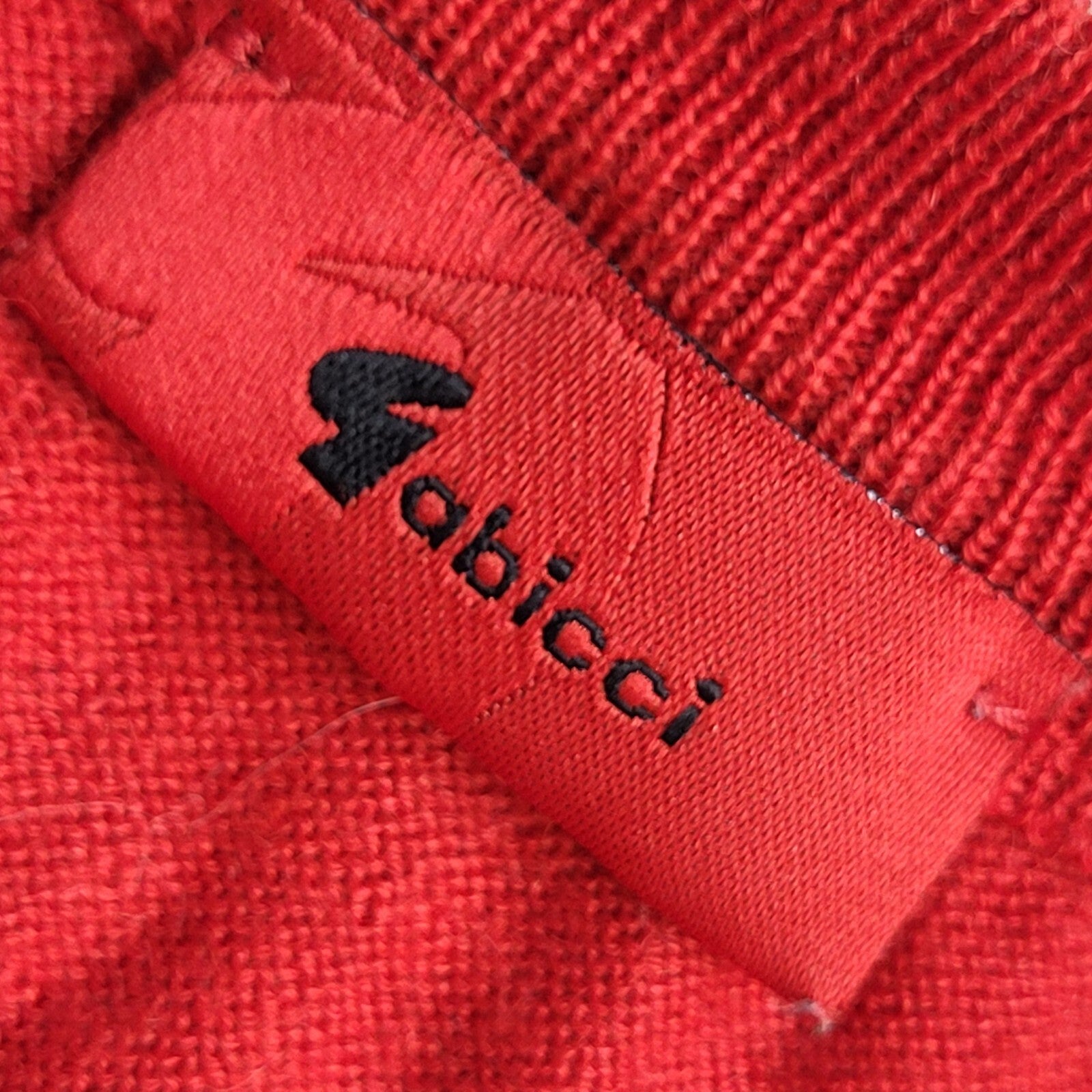 Gabicci Vintage 90's Red V-Neck Jumper UK Men's Size Large