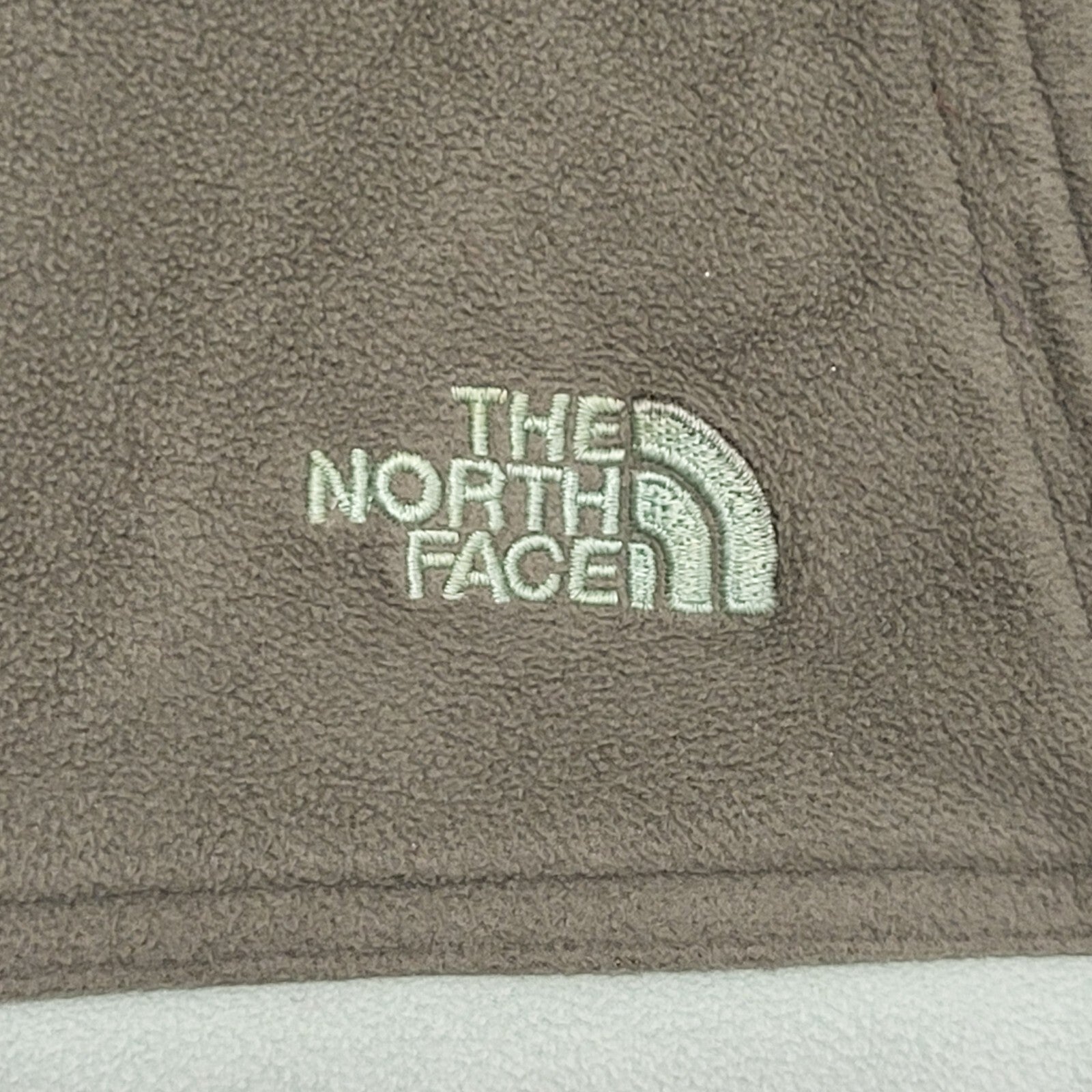 The North Face Hooded Green 1/4 Zip  Fleece Womens UK Medium