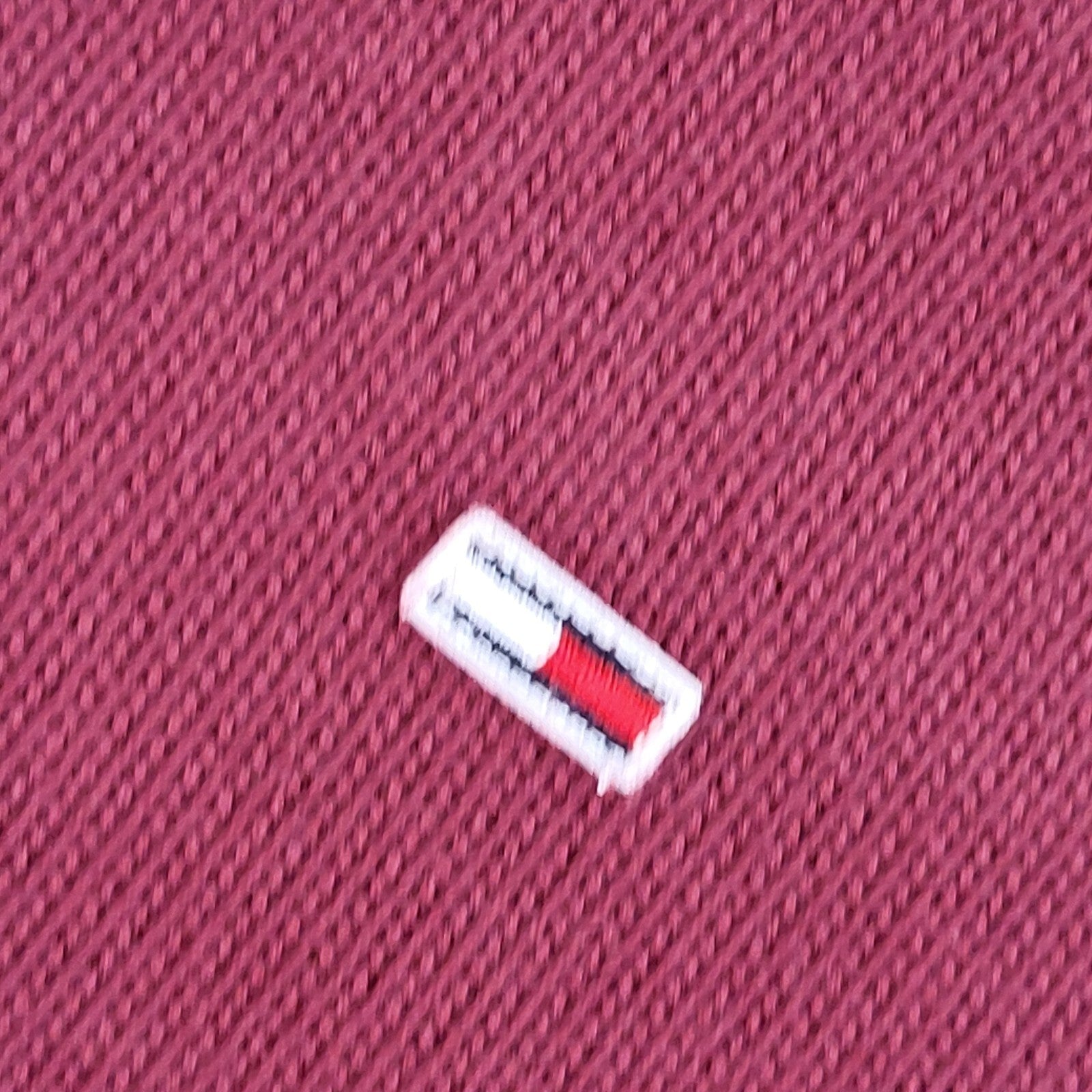 Tommy Jeans Vintage 90's Burgundy Jumper UK Men's Size M