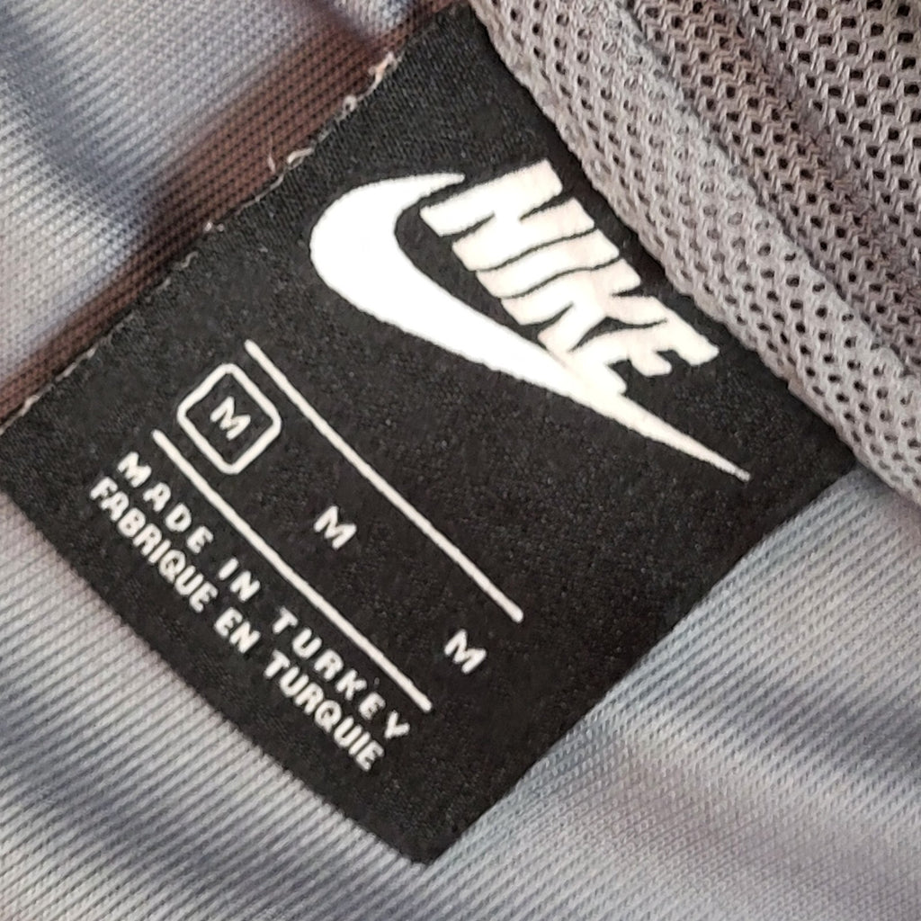 Nike Sports Hoodie Grey Full Zip Drawstring  Modern UK Men's Size M