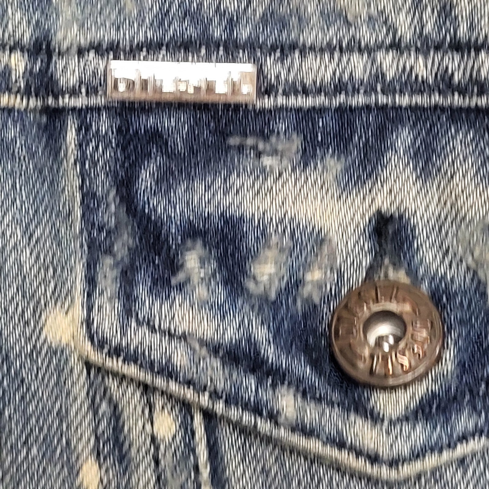 Diesel Blue 90s Vintage Button Denim Jacket Uk Women's Size Small