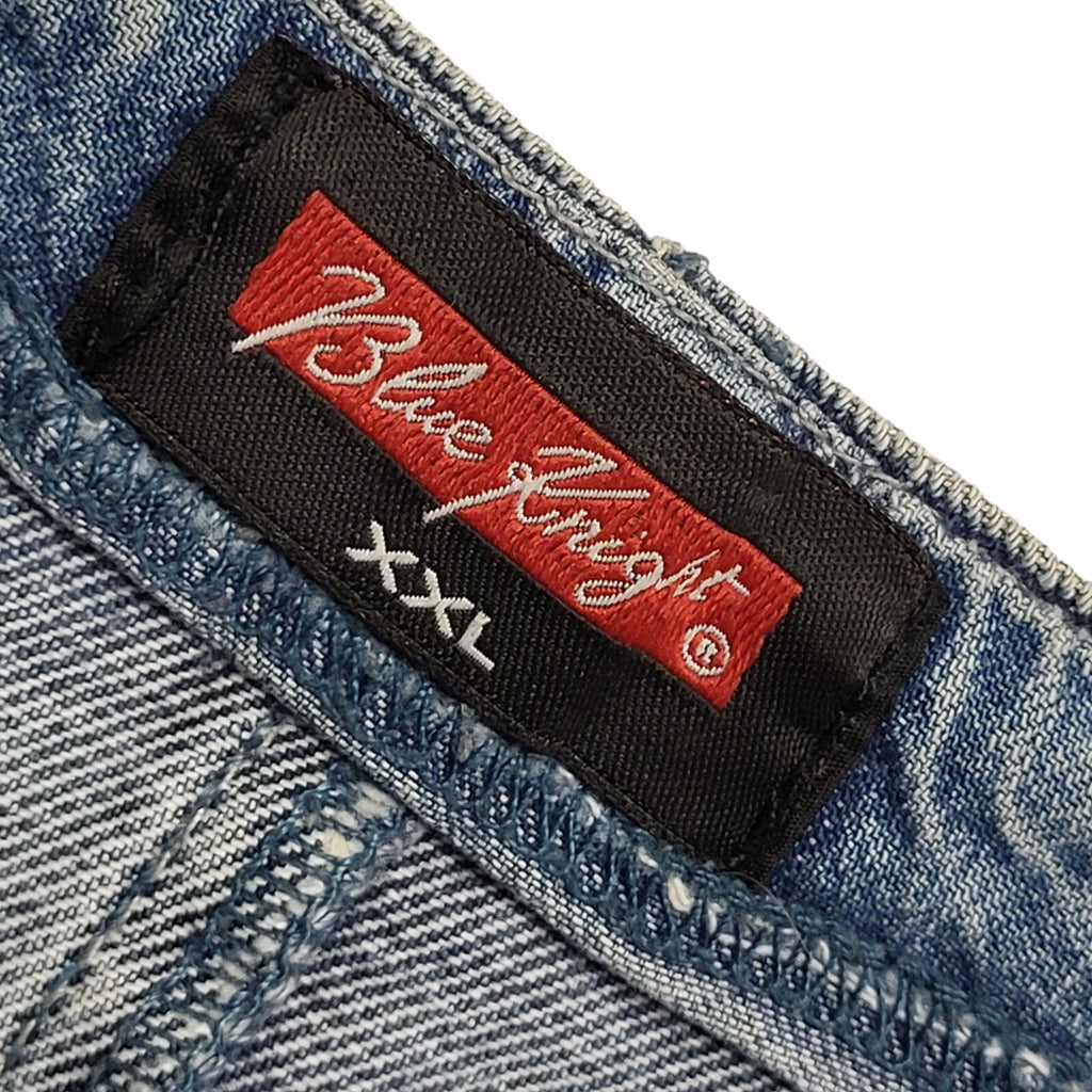 Blue Knight Vintage 90's Blue Denim Skirt Womens W34