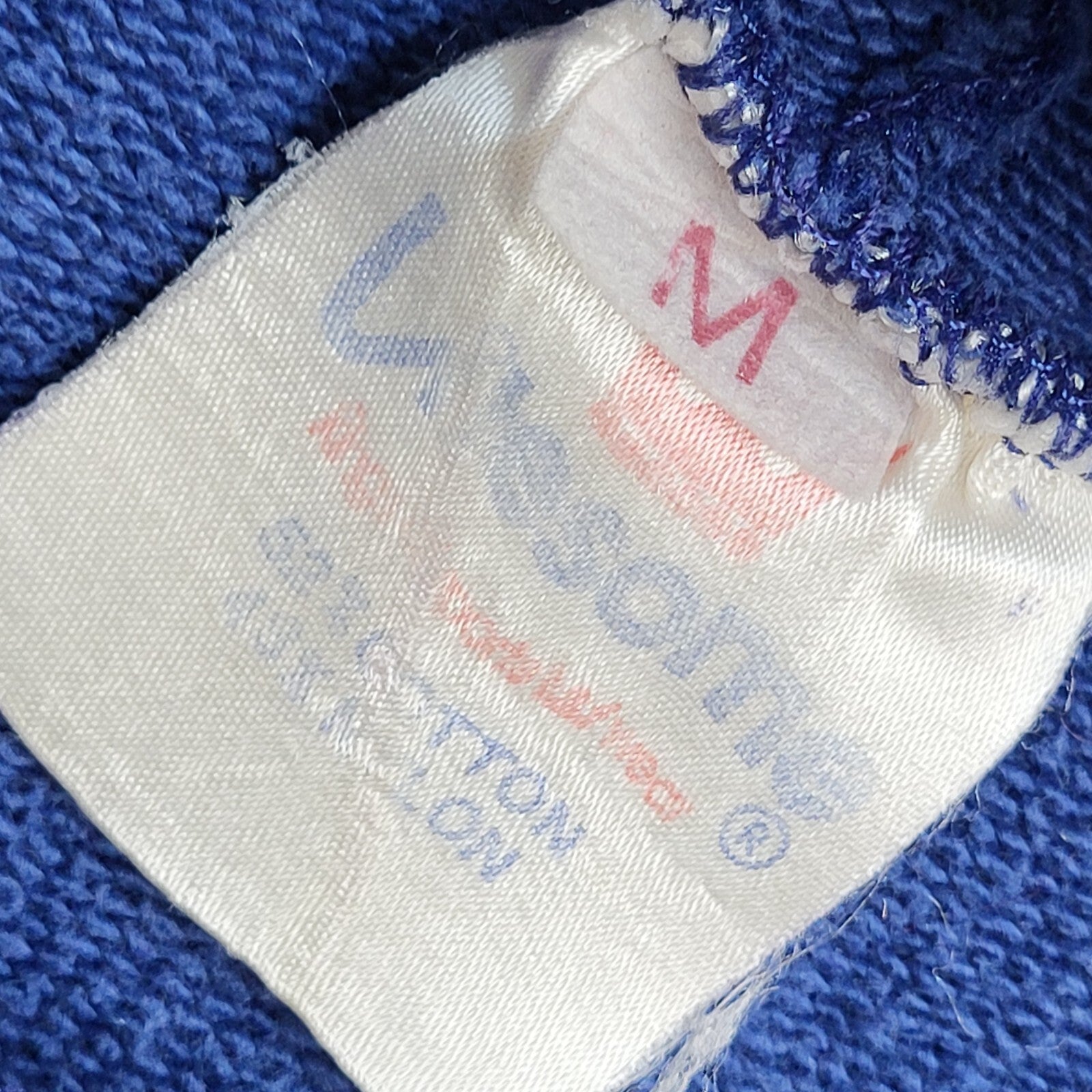 Utesome Blue Vintage Y2K  Full Zip Hoodie UK Boy's Size M