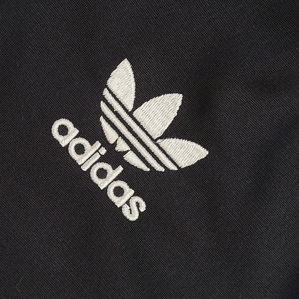 Adidas Y2K Black Full Zip Sports Tracksuit Jacket Women's UK Size 6