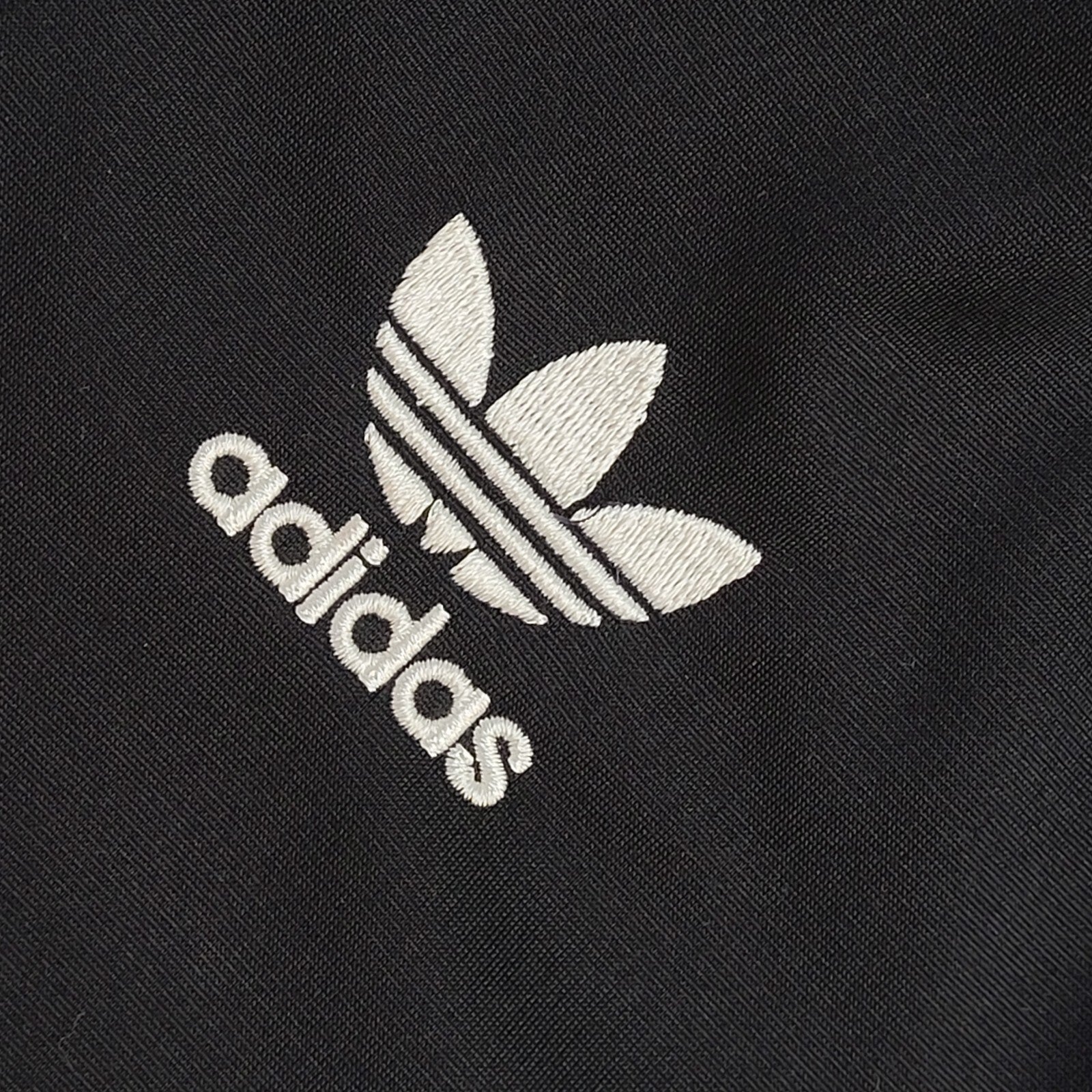 Adidas Y2K Black Full Zip Sports Tracksuit Jacket Women's UK Size 6