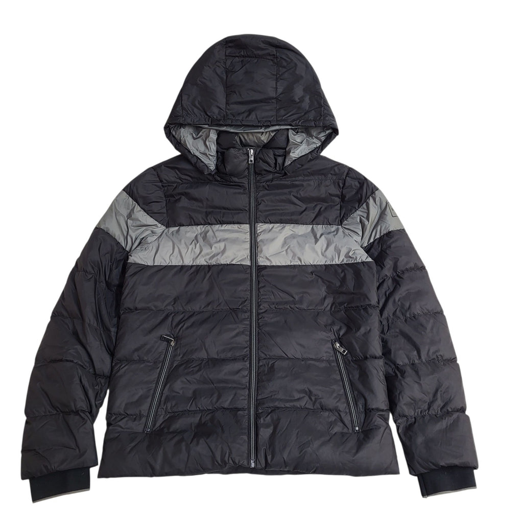 Michael Kors Jacket Black Grey Y2k Hooded UK Men's Size S