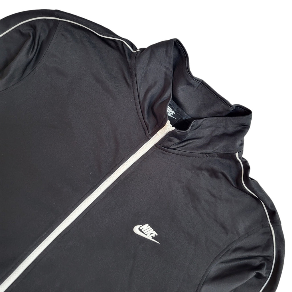 Nike Black Full Zip Sports Modern Tracksuit Top Jacket UK Men's Size XXL