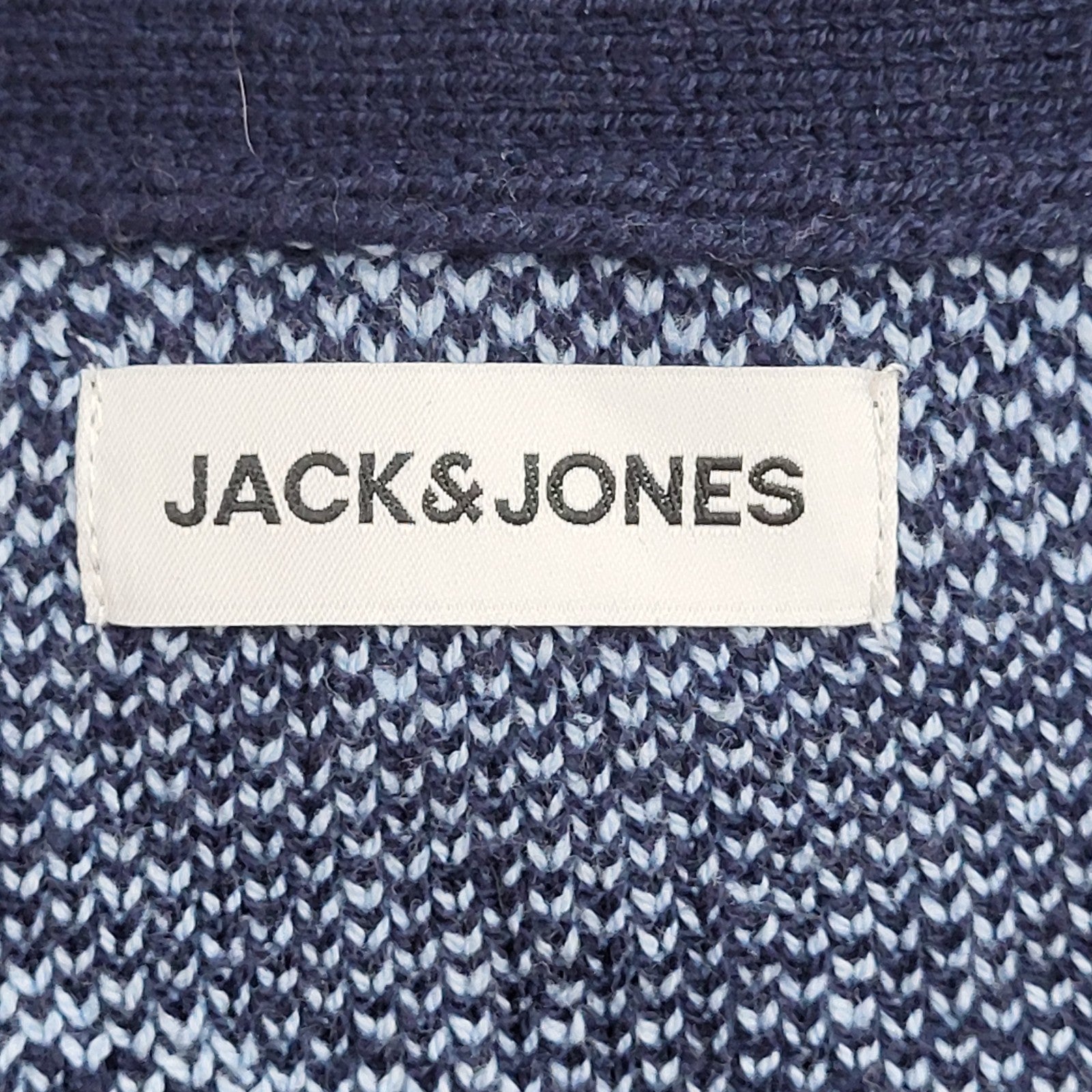 Jack & Jones Cardigan Vintage Y2K Blue UK BNWT Men's Size 2XL