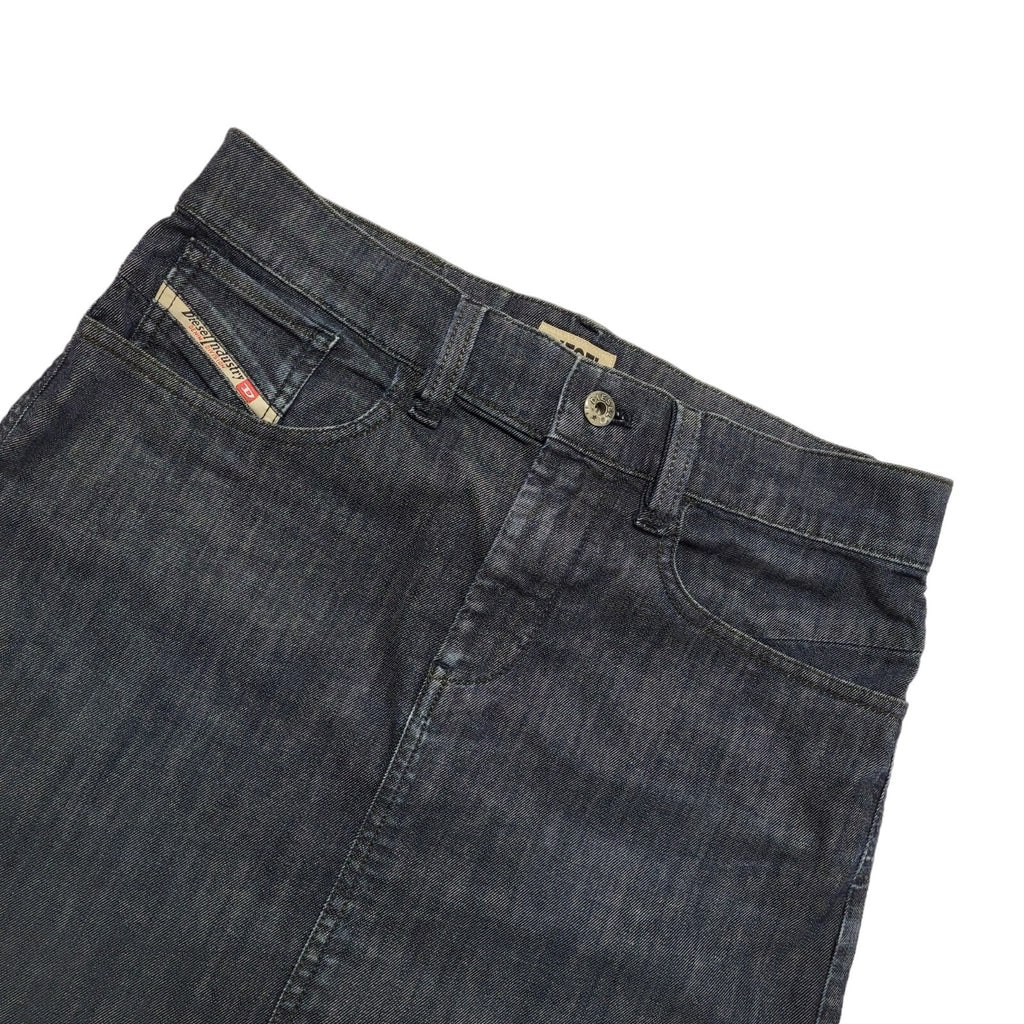 Diesel Dark Blue Denim Mini Skirt Uk Women's W30