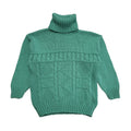 Freemans Vintage 80's Green Roll Neck Jumper UK Womens Size 14