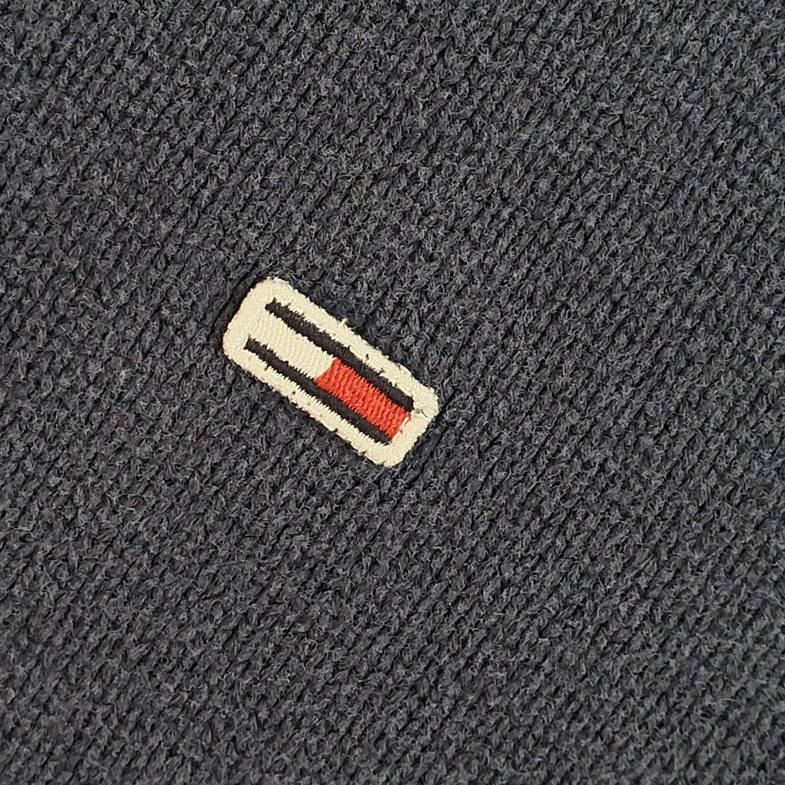 Tommy Hilfiger Navy Blue Y2k Crew Neck Jumper Uk Men's Size Medium