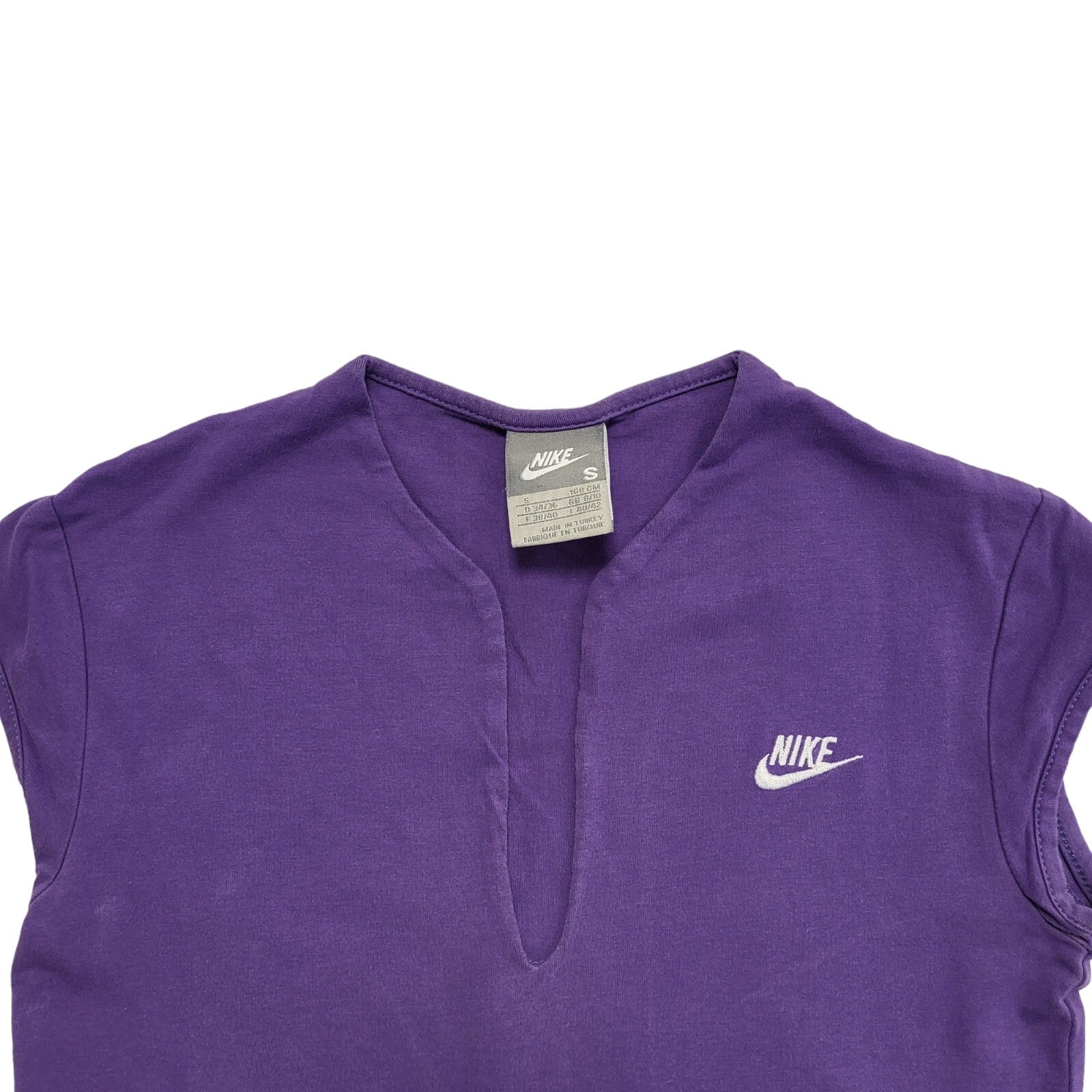Nike Vintage Y2K  Sports Purple T-Shirt Womens UK Size Small