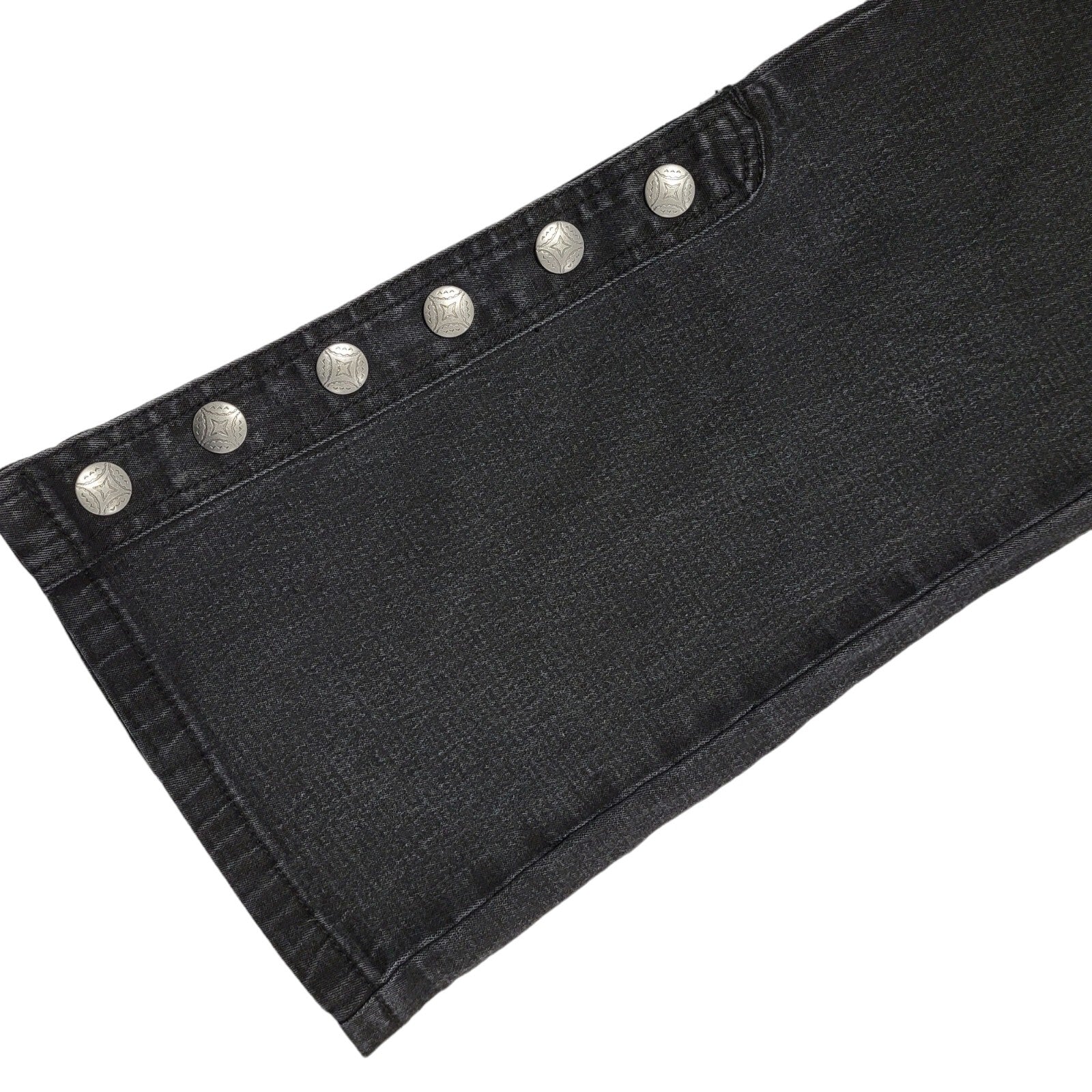 Diane Gilman 90s Vintage Black Bootcut Stretch Jeans Women's Uk S 8-10 W26 L30