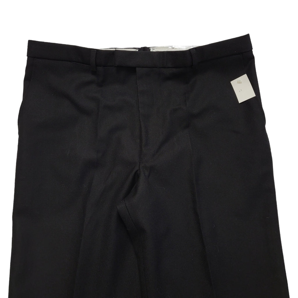 Wood Harris Vintage Black Straight Leg Casual Trousers Uk Men's 3XL W40 L36 Bnwt
