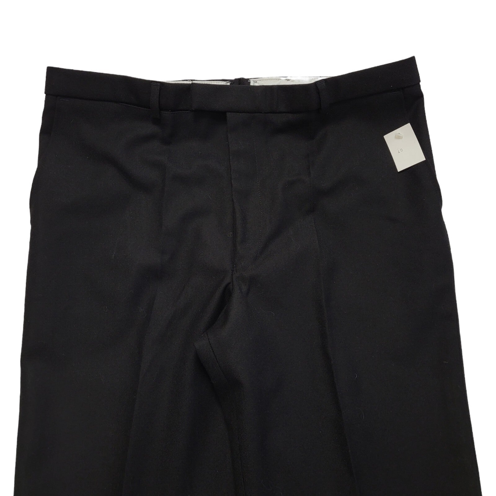 Wood Harris Vintage Black Straight Leg Casual Trousers Uk Men's 3XL W40 L36 Bnwt
