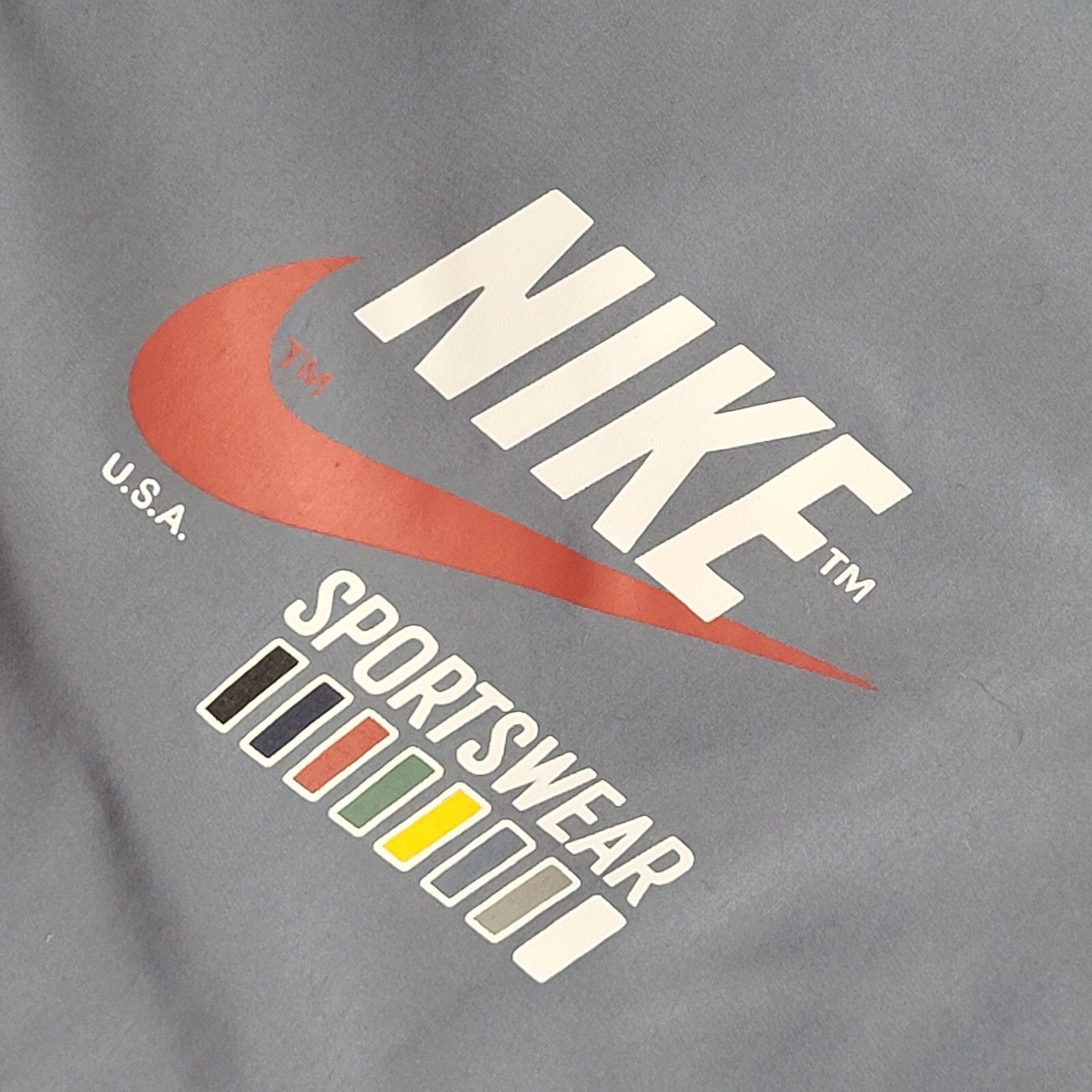 Nike Usa Grey Vintage 90's Sports Jacket UK Men's Size L