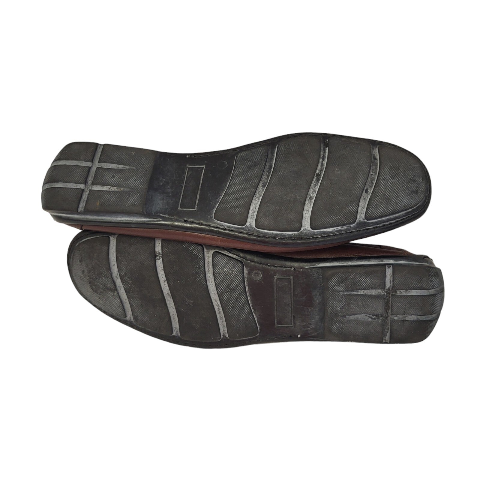 Guidone Brown Lace-up Casual Leather Flat Shoes Uk Men's Size 10