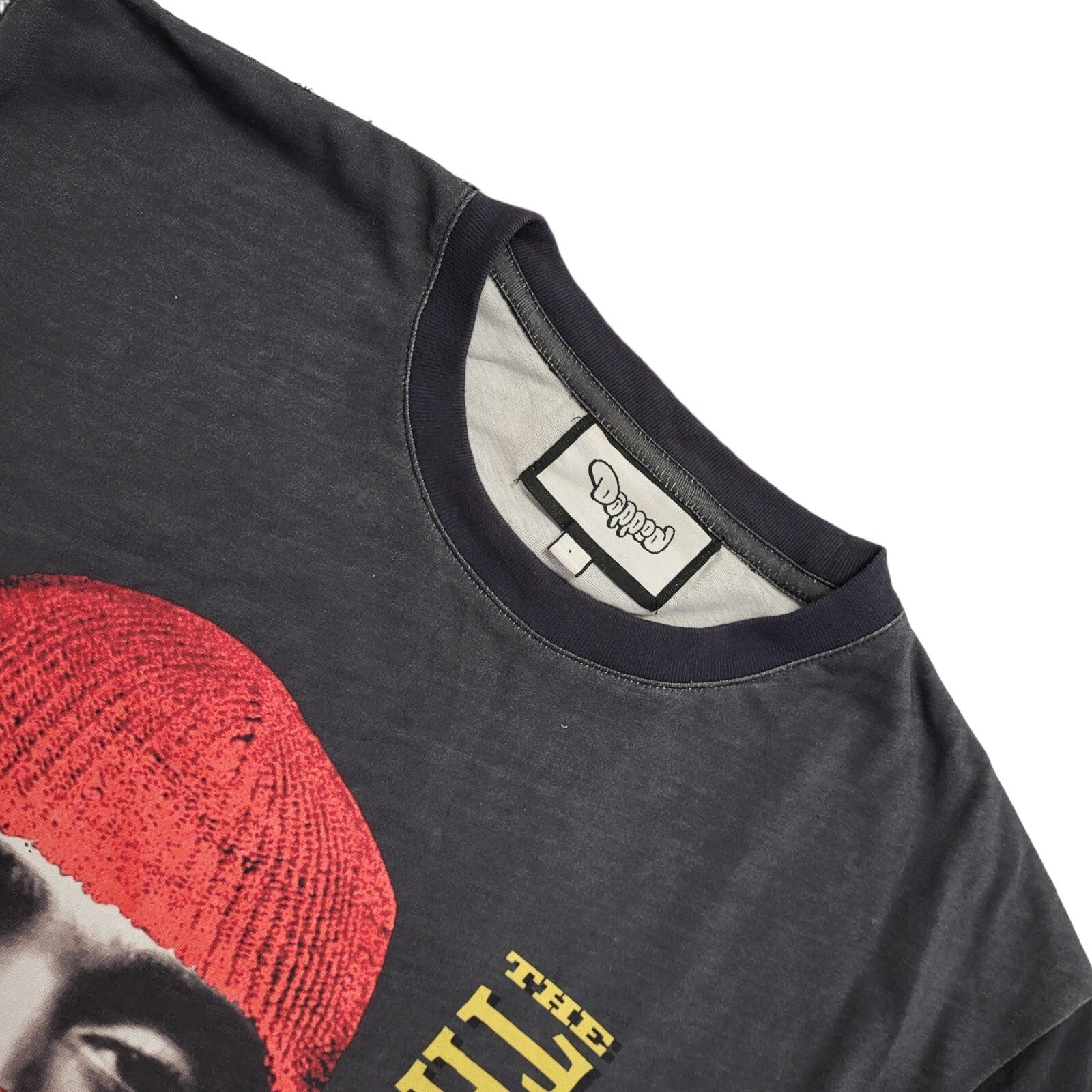 Dapped Vintage 90's Grey 2Pac Short Sleeve T-Shirt Mens UK Size L