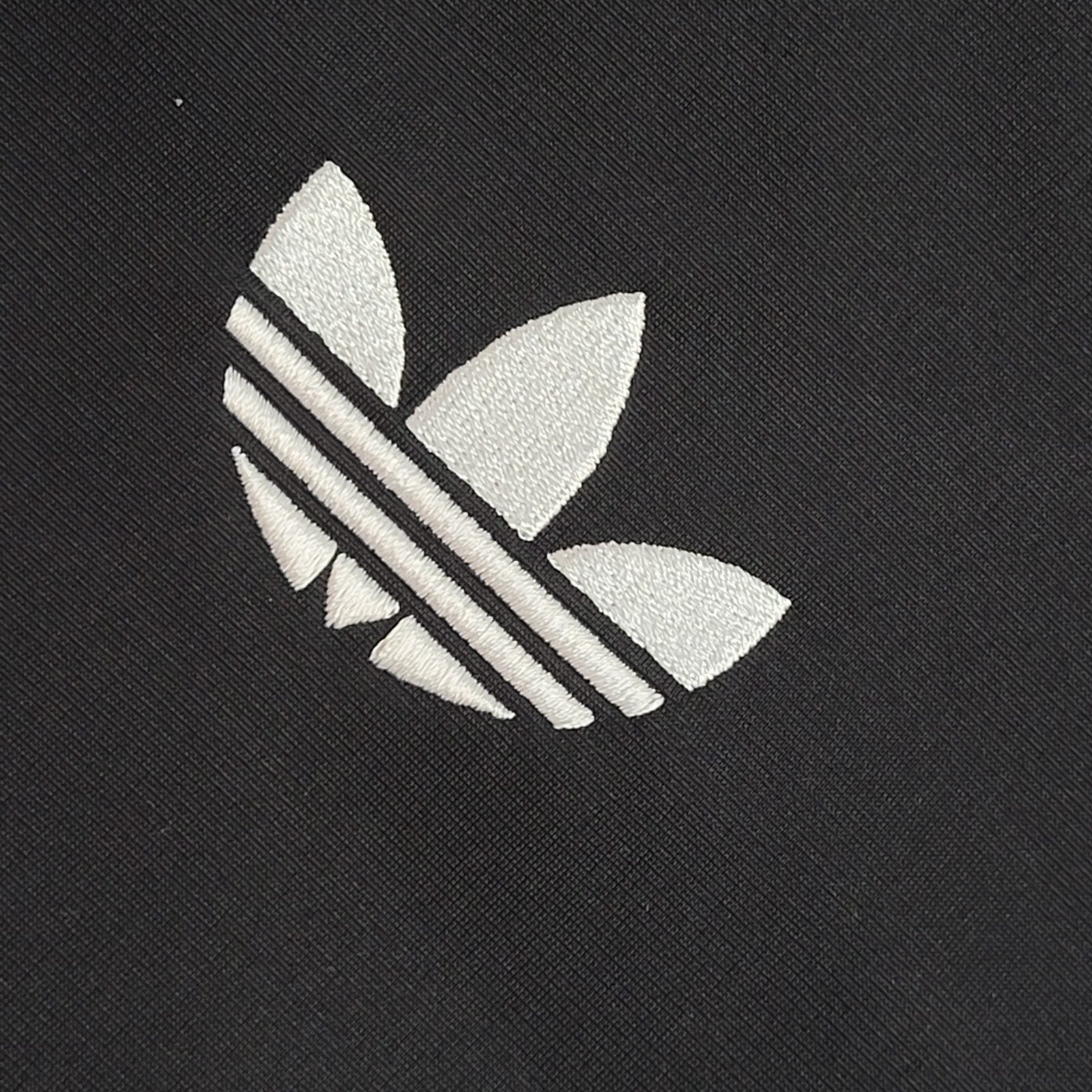 Adidas Black Full Zip Sports Modern Tracksuit Top Jacket UK Men's Size S