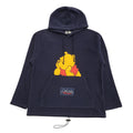 Disneyland Vintage Y2K Blue Fleece Pullover Hoodie Uk Women's Size L