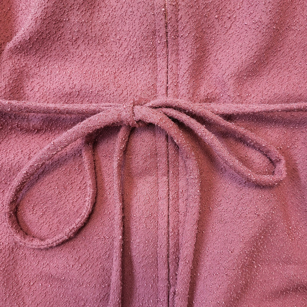 70s Vintage Eastex Pink Long Sleeve Daywear Dress Women's Size 12 Eu 40