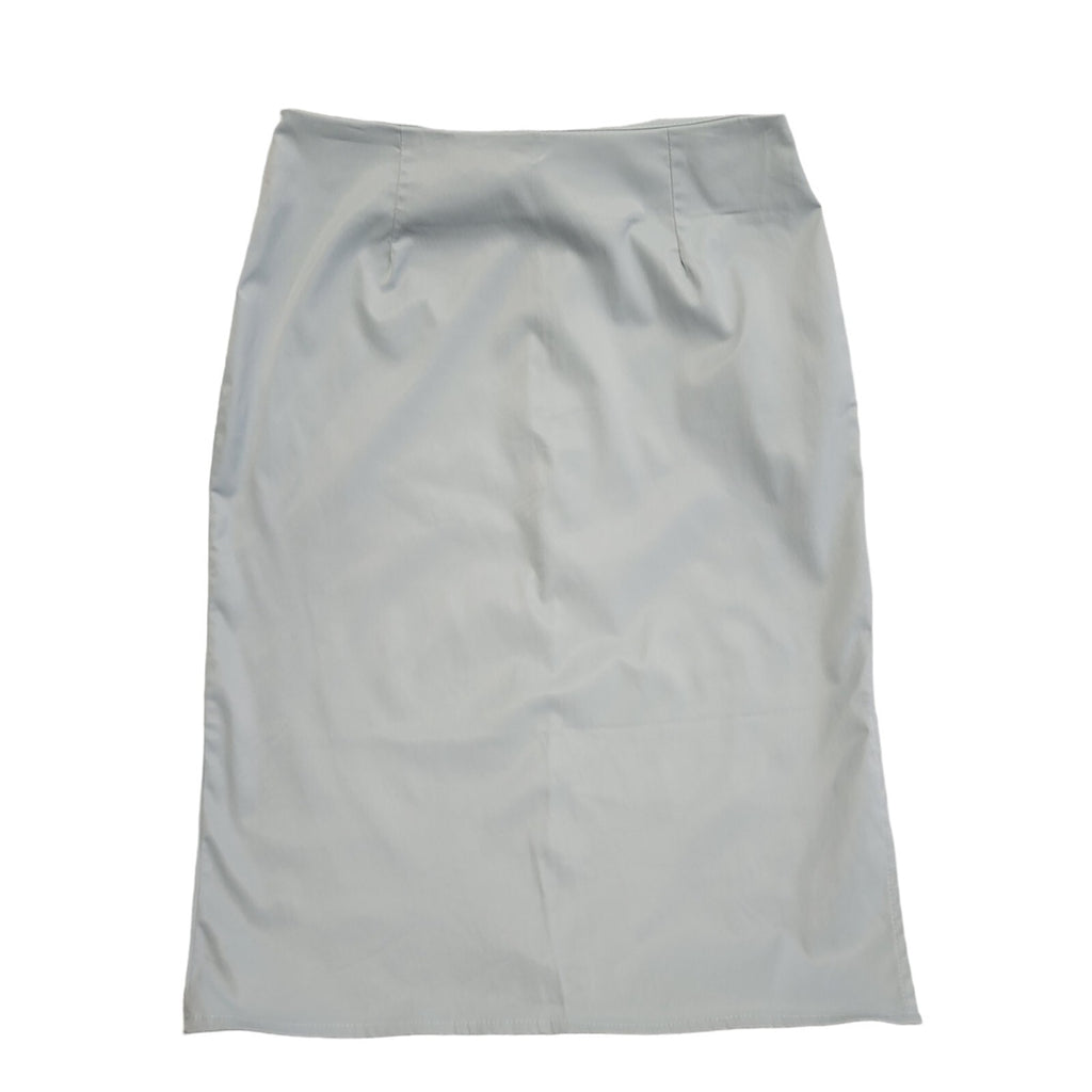New Look Light Blue Vintage 90's Pencil Skirt Uk Women's Size 12 W30