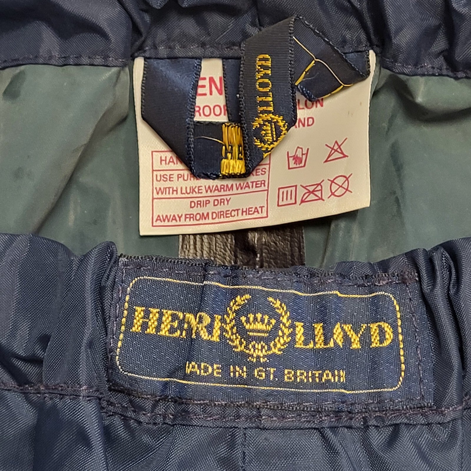 Henri Lloyd Vintage 90s Navy Blue Sports Trousers Uk Men's Size XS W28 L27