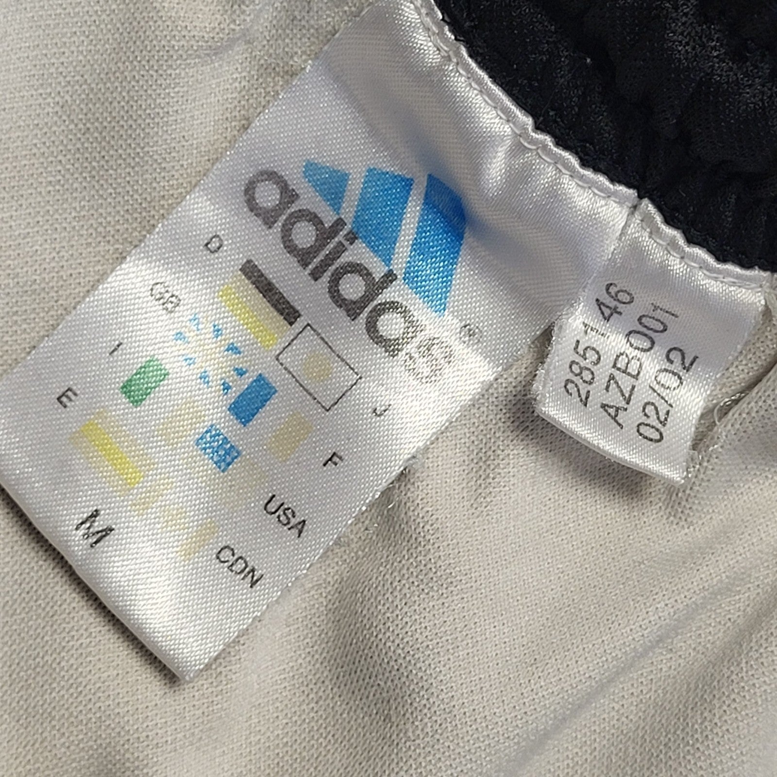 Adidas Vintage 90's Black Sport Shorts No Pockets Uk Men's Size M W32