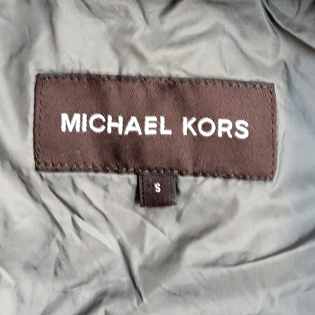 Michael Kors Jacket Black Grey Y2k Hooded UK Men's Size S
