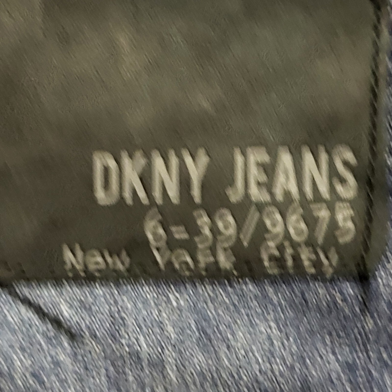 DKNY Vintage 90's Blue Short Denim Skirt Womens UK 12 W30