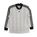 Adidas Vintage Y2K White Striped Long Sleeve T-Shirt Womens UK Size 10