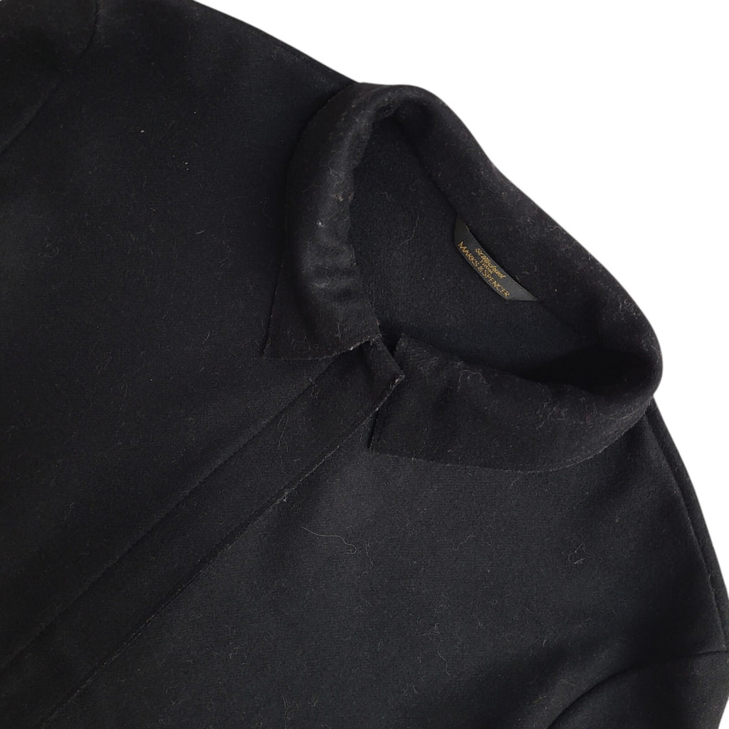 M&S St Michael Black 90s Zipped Jacket UK Women's Size 14