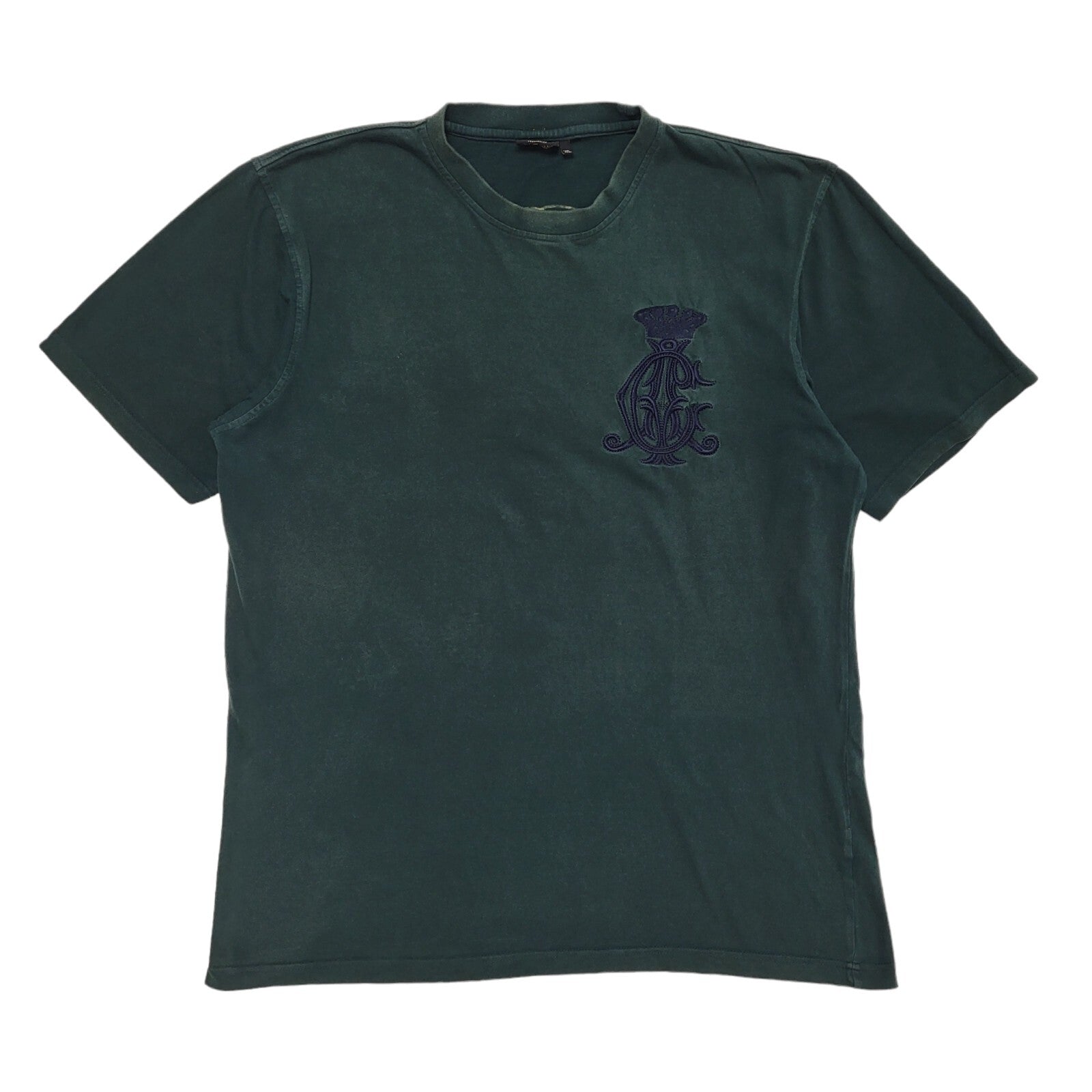 Christian Audiqier Vintage 90's  Green Short Sleeve T-Shirt Men's 3XL