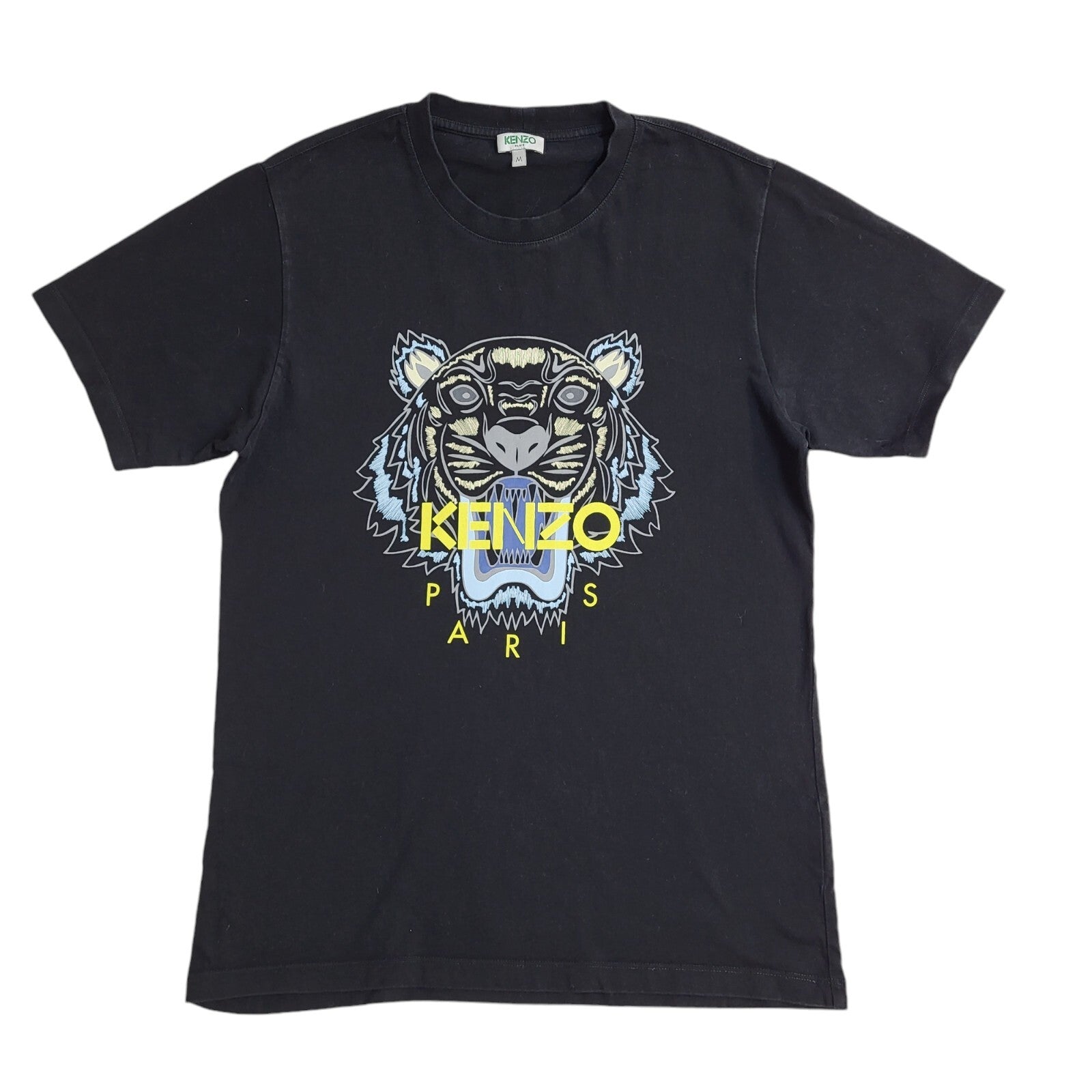 Kenzo Vintage 90's  Black Short Sleeve Casual T-Shirt Men's UK Size M