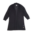 Calvin Klein Y2K Black Open Front Cardigan 3/4 Sleeve UK Women's Size M