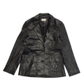 Platinum Vintage 80s Black Leather Jacket Uk Women's Size Large