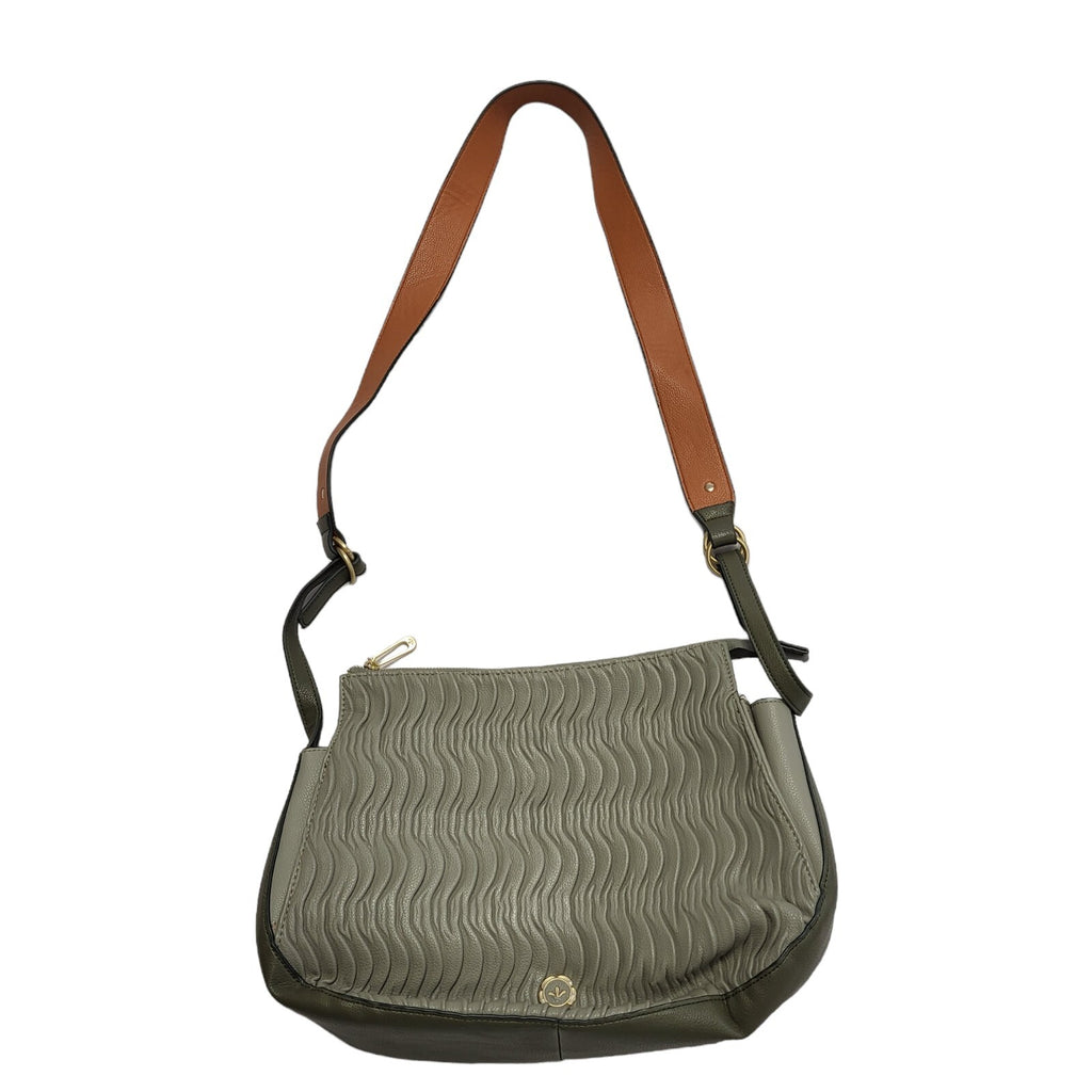 Nica Grey Leather Cross Body Shoulder Bag Uk Women's 15" x 10"