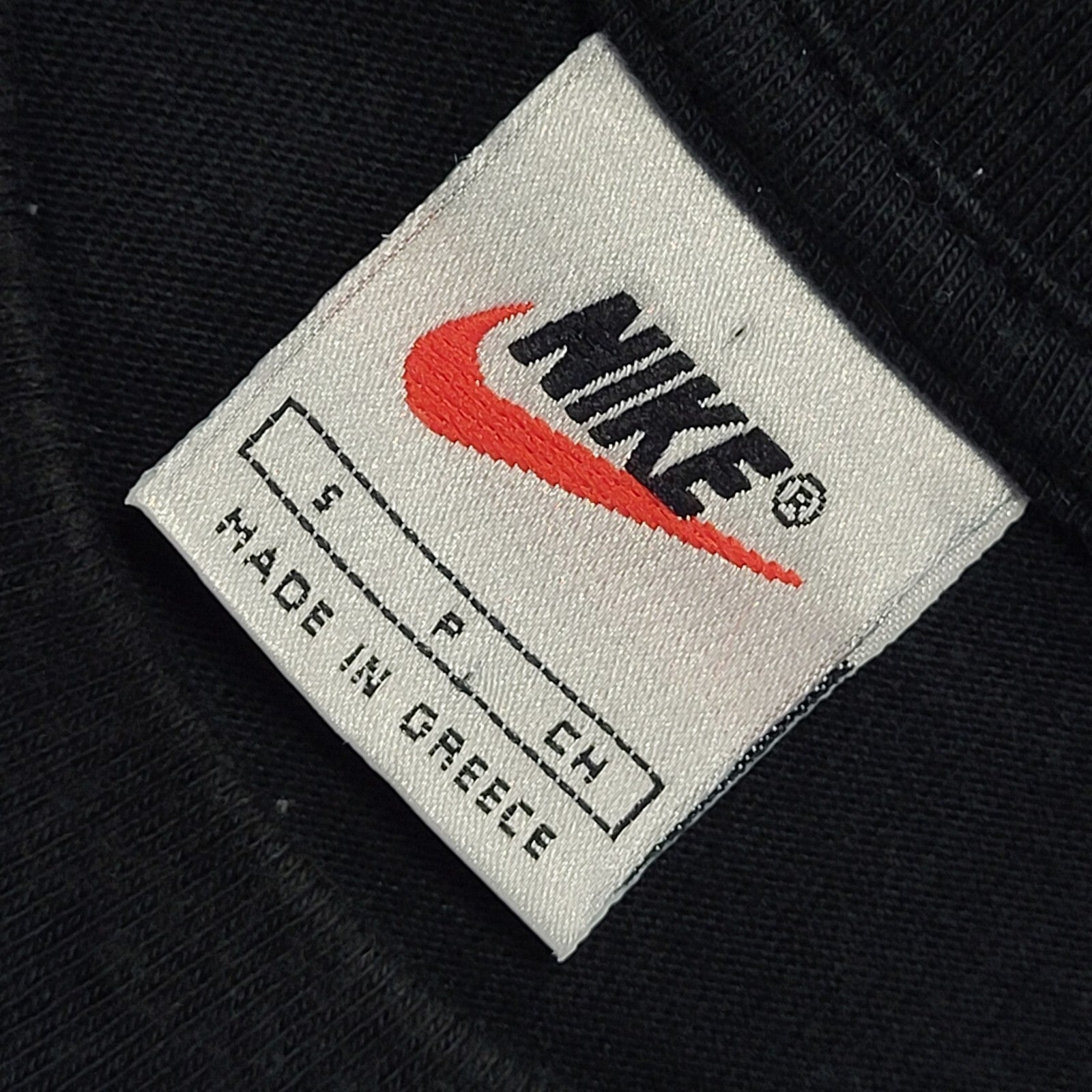 Nike Vintage 90's Black Sports Short Sleeve T-Shirt Mens UK Size S