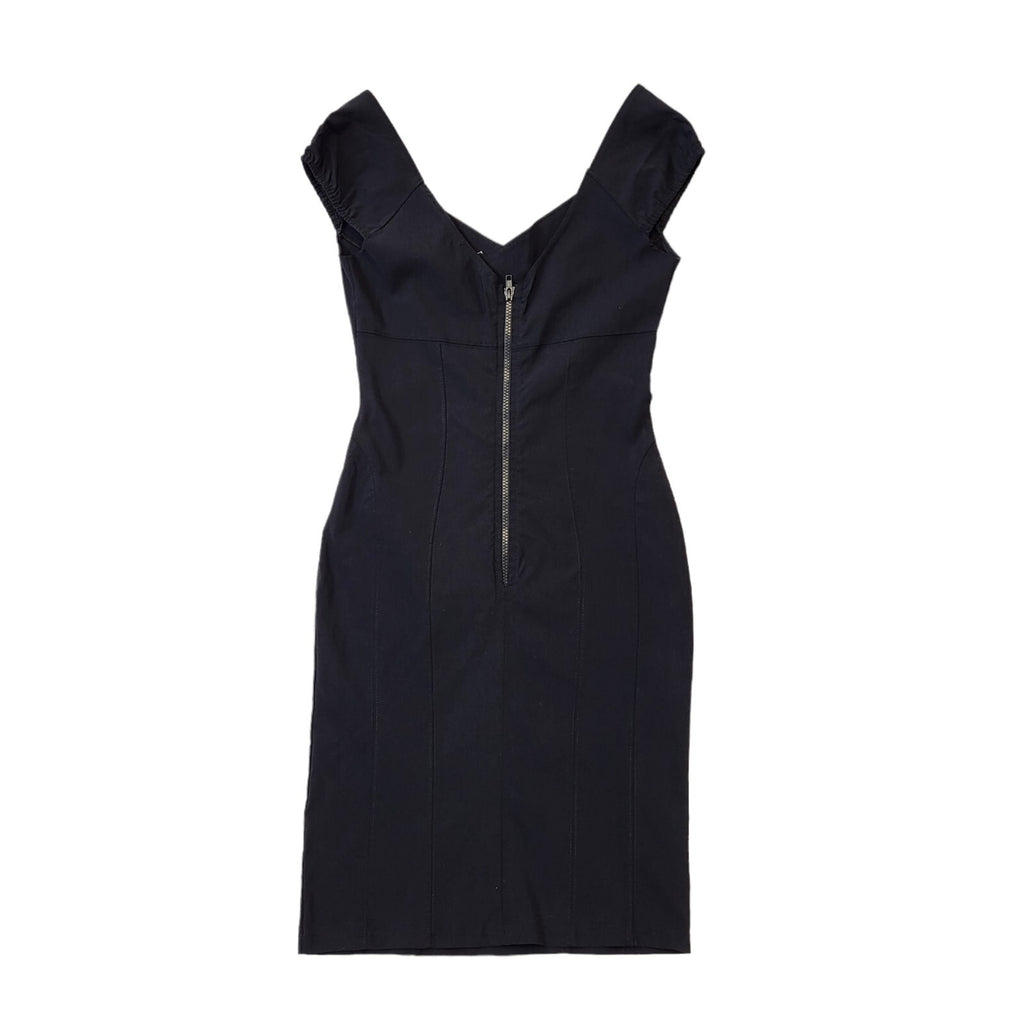 Jane Norman Y2K Black Bandeau Dress Womens UK 14 BNWT