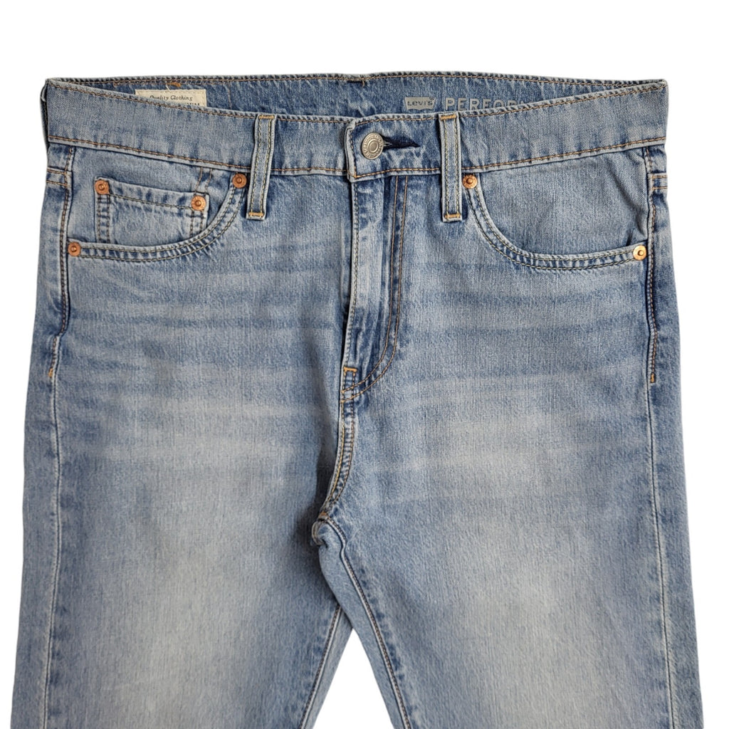 Levi's 510 Performance Light Blue Tapered Denim Jeans Women's UK 12 W30 L30