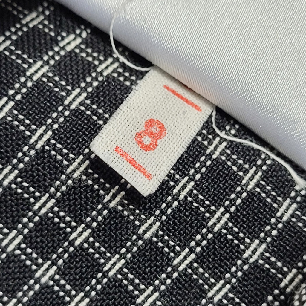 New Look Vintage 90s Black Check Sleeveless Dress Uk Women's Size 8 W26-30