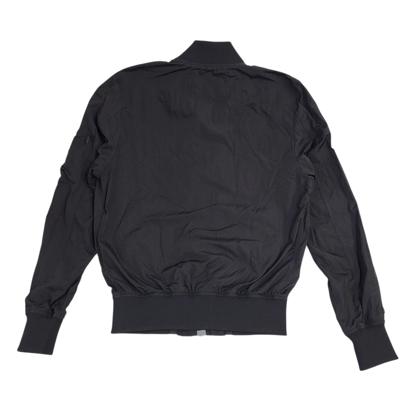 Alpha Industries Black Windbreaker Y2K Jacket UK Men's Size S