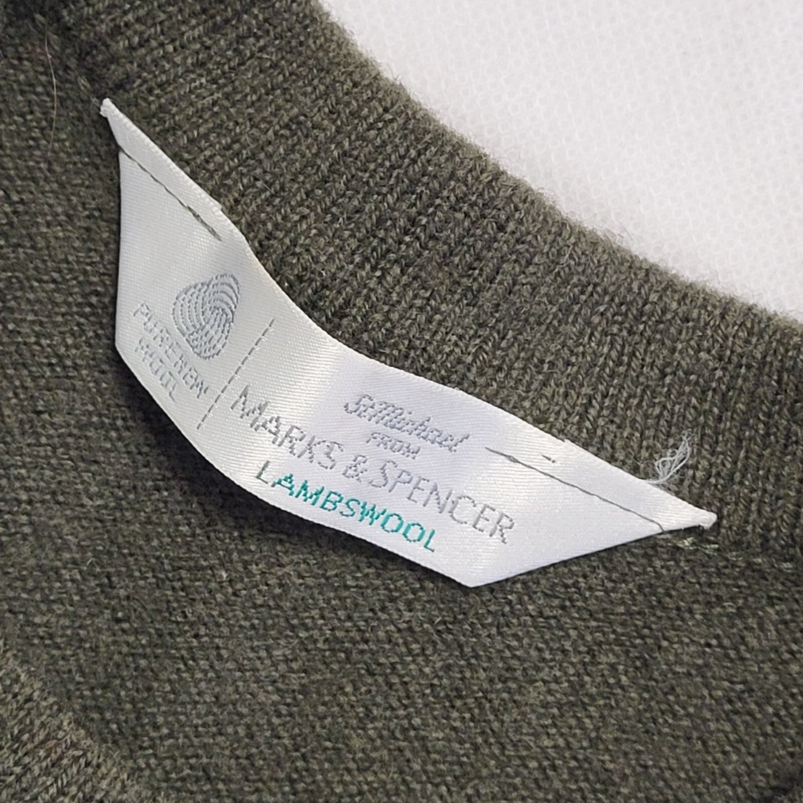 Marks & Spencer 90's Green Button Up Cardigan Womens UK Size 12