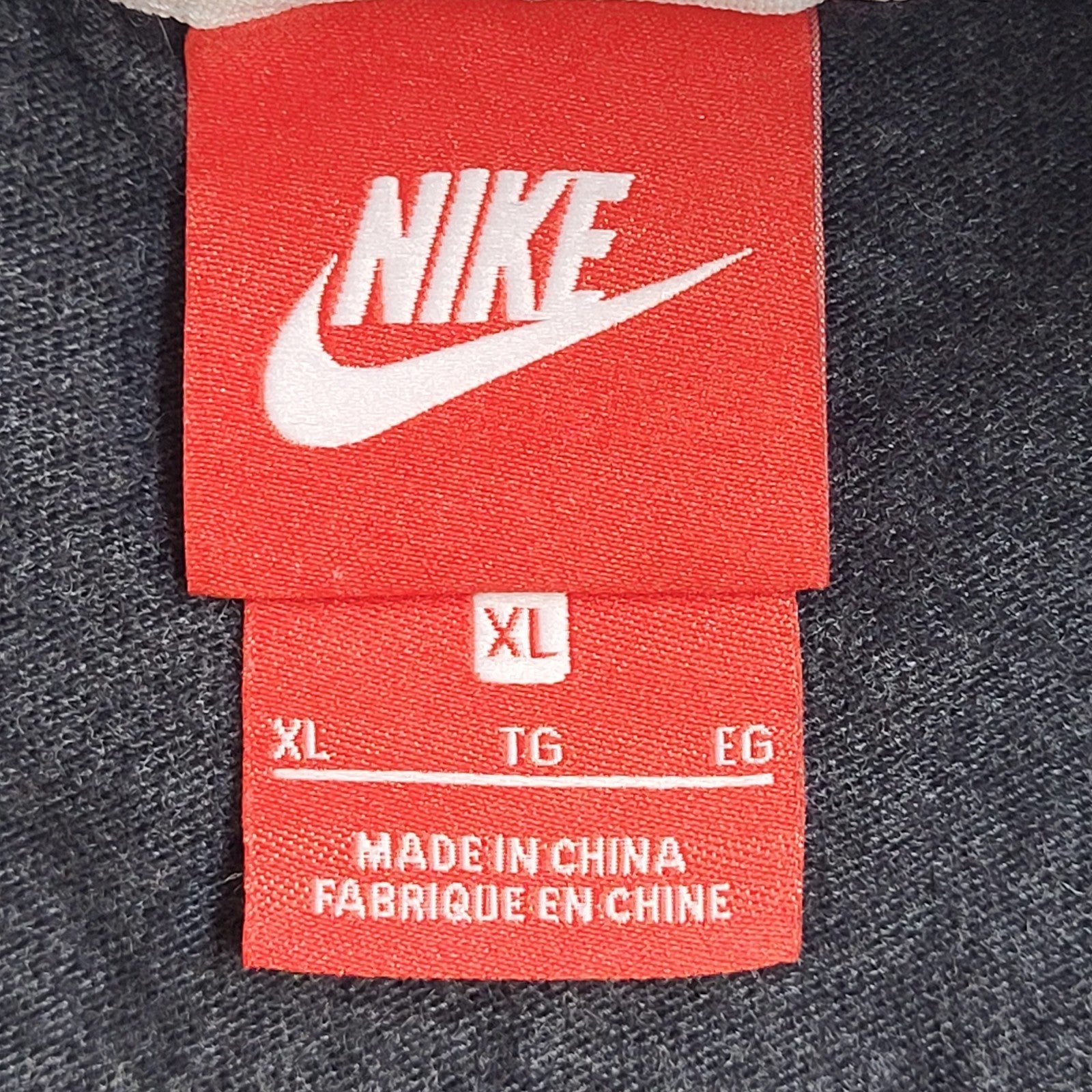 Nike T-Shirt 90s Vintage Grey Round Cropped Neck  Uk Women's Size XL