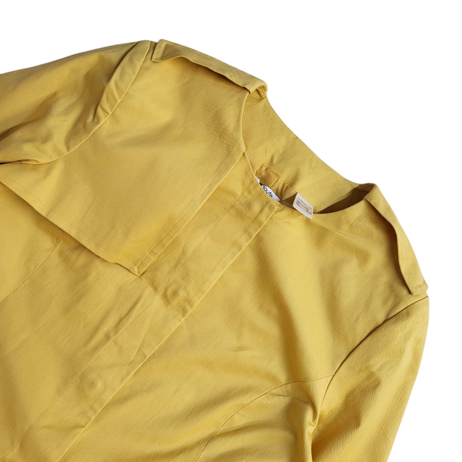 Redoute Coat Bnwt Y2k Yellow Button Uk Women's Size XL