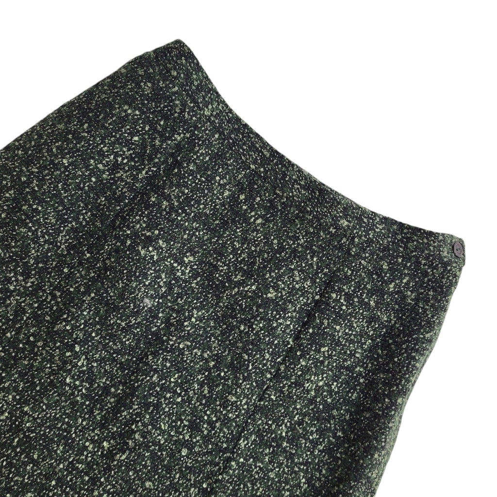 Eastex Vintage 80's Green A-Line Midi Skirt Women's Size 10 W28