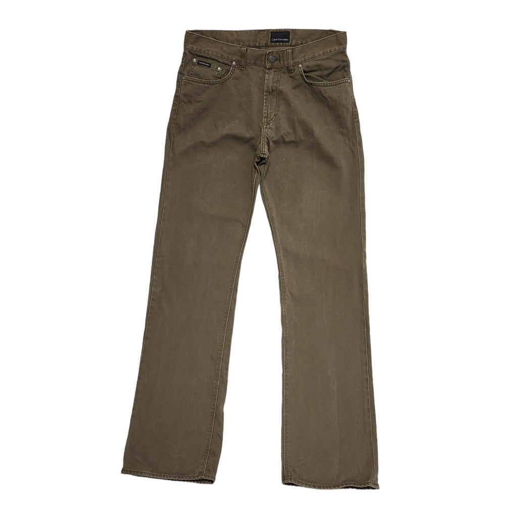 Calvin Klein Vintage 90s Brown Straight Leg Jeans Men's Size M W31 L34